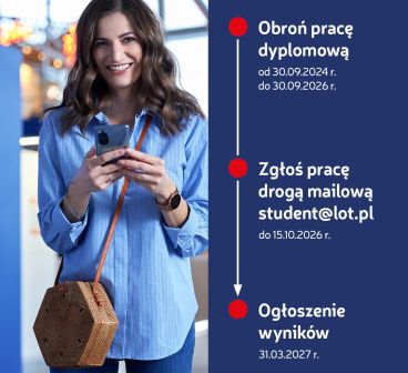 PLL LOT ogłasza IV edycję konkursu na najlepszą pracę dyplomową!