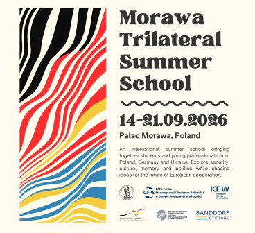 Trilateralna Szkoła Letnia Morawa 2026 - współpraca polsko-niemiecko-ukraińska! 14-21 września 2026
