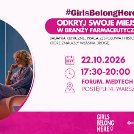 Zapraszamy na wydarzenie Girls Belong Here już 22 października!
