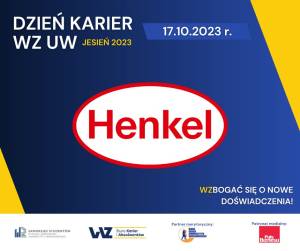 Firma Henkel wystawcą na Dniu Karier WZ UW &#8211; jesień 2023