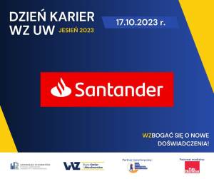 Santander Universidades wystawcą na Dniu Karier WZ UW &#8211; jesień 2023