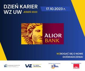 Alior Bank S.A. wystawcą na Dniu Karier WZ UW &#8211; jesień 2023