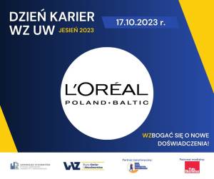 Firma L&#8217;Oréal wystawcą na Dniu Karier WZ UW &#8211; jesień 2023