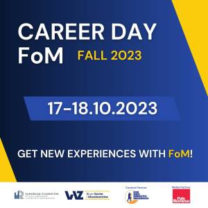 Career Day at the Faculty of Management UW FALL 2023 – Get a new experience! – 17-18th October 2023