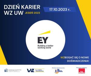Firma EY wystawcą na Dniu Karier WZ UW &#8211; jesień 2023