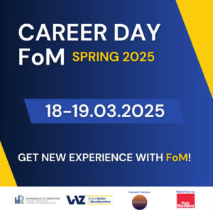 Career Day at the Faculty of Management UW Spring 2025 – Get a new experience! – 18th and 19th March 2025