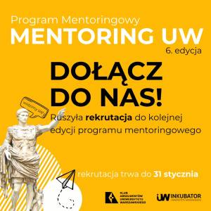 Students! Apply to the UW Mentoring Program and develop your project under the guidance of an expert!