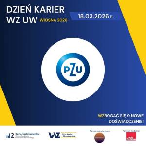 Grupa PZU – wystawcą na Dniu Karier WZ UW – wiosna 2026 (17-18 marca br.)